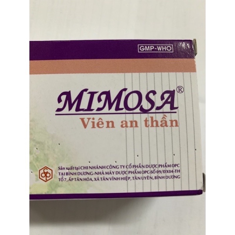 Viên uống an thần thảo dược Mimosa hộp 50 viên
