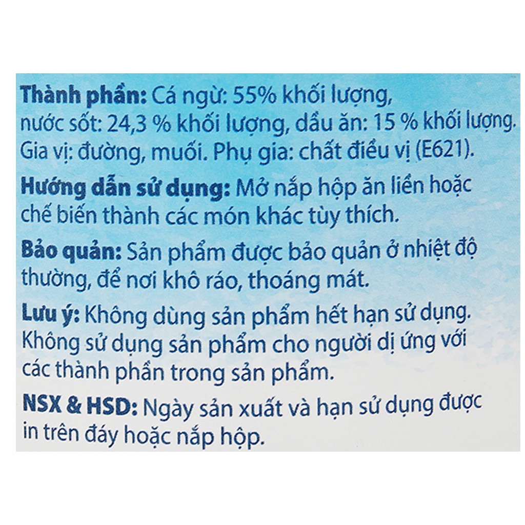 Cá ngừ ngâm dầu Seaspimex hộp 185g | BigBuy360 - bigbuy360.vn