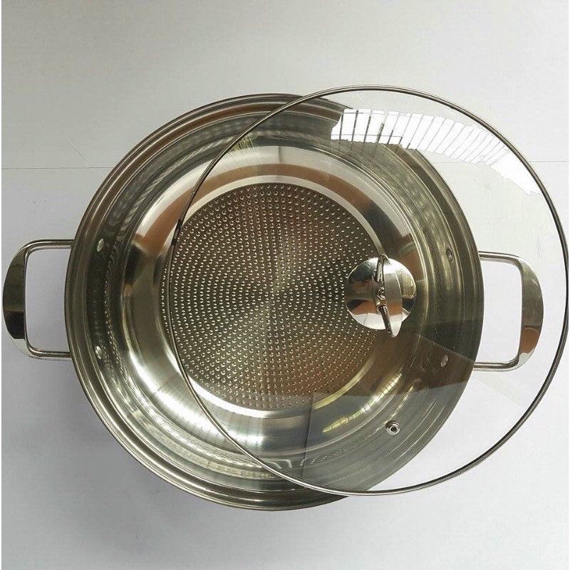 Xoong lẩu inox Size:28~30cm ĐT-Raika! Dùng cho bếp tư.