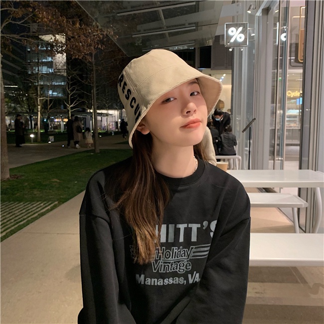 Nón Bucket In Chữ Phong Cách Thời Trang Hàn Quốc Mới 2022