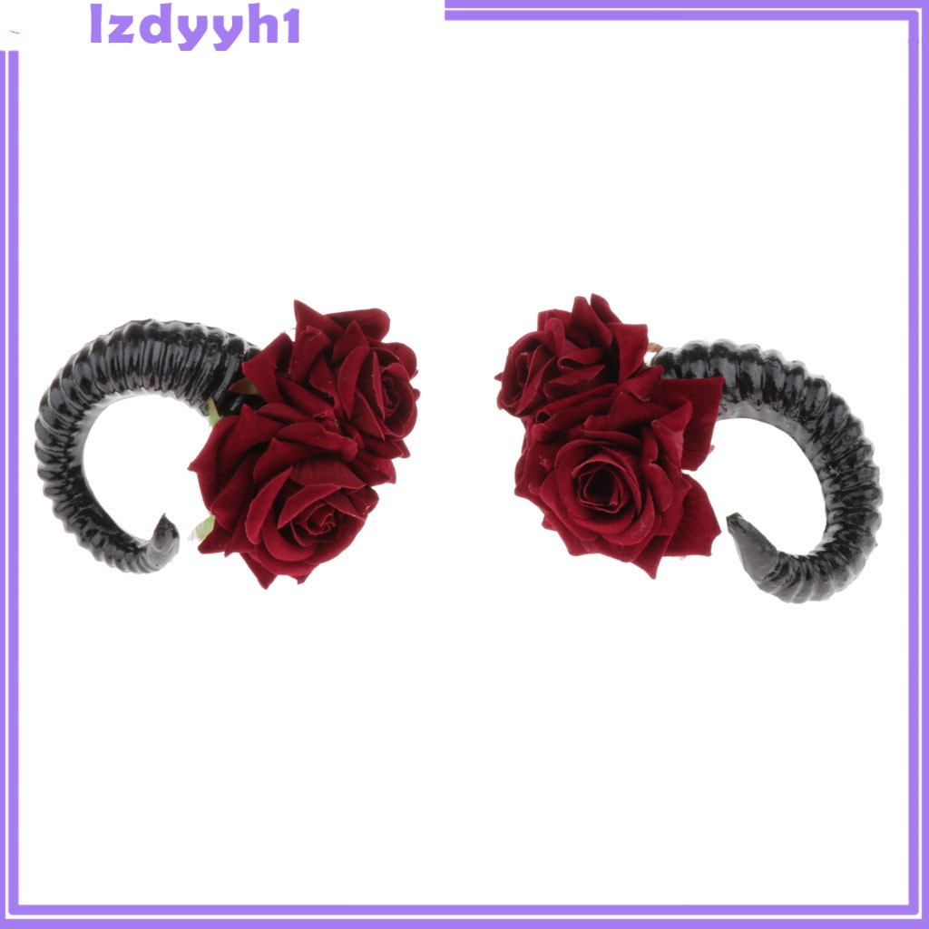 Cài Tóc Sừng Cừu / Dê Hy Lạp Màu Đen Độc Đáo Dùng Hóa Trang JoyDIY