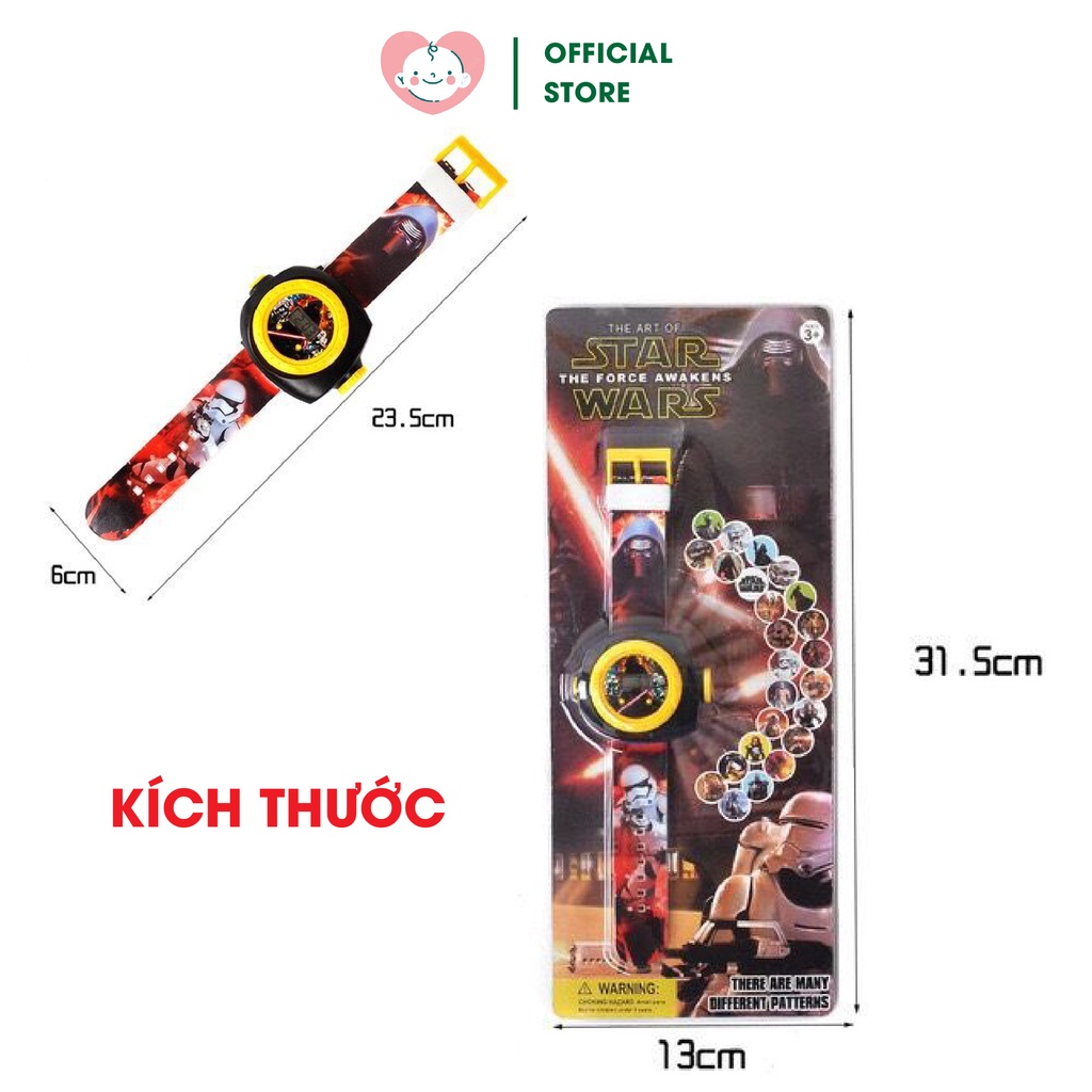 Đồng Hồ Chiếu Hình 3D Điện Tử Đeo Tay Đủ Hình Nhân Vật Hoạt Hình Thú Vị Cho Bé Trai Và Bé Gái