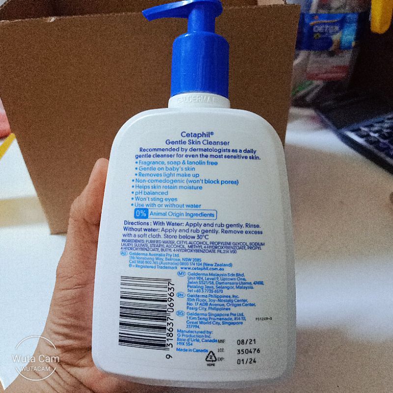 Sữa rửa mặt làm sạch dịu nhẹ không xà phòng Cetaphil Gentle Skin Cleanser 500ml