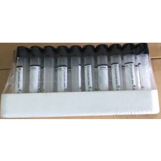 Ống nghiệm nắp đen Heparin ( Hộp 100 ống)