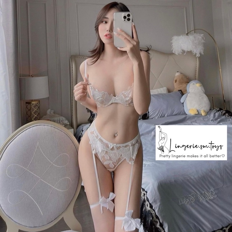 Set Nội Y Thêu Hoa LiLi Siêu Xinh Gợi Cảm