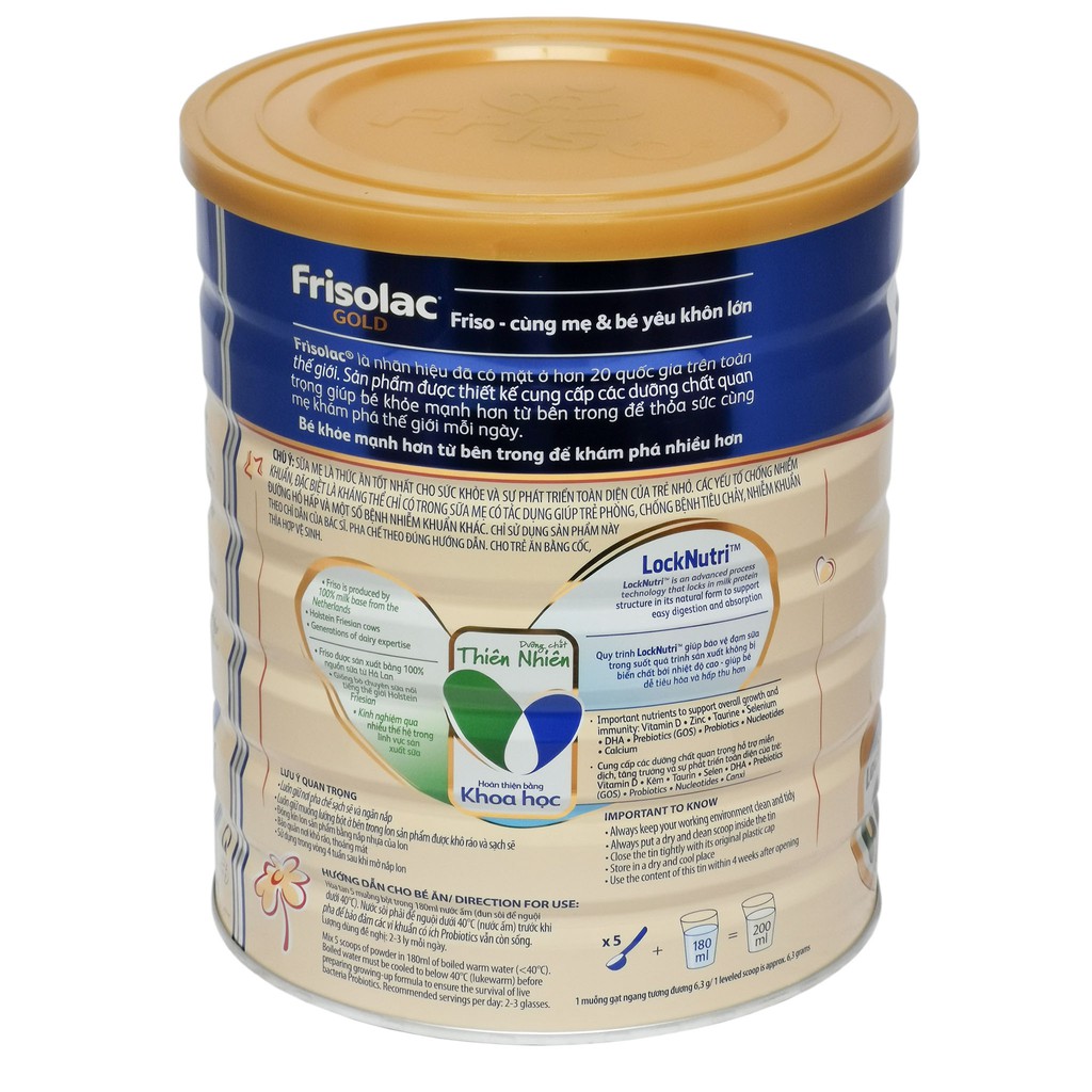 [CHÍNH HÃNG] Sữa Bột Friesland Campina Frisolac Gold 3 - Hộp 1,5kg (Nhà khám phá nhí, sản phẩm dinh dưỡng công thức)
