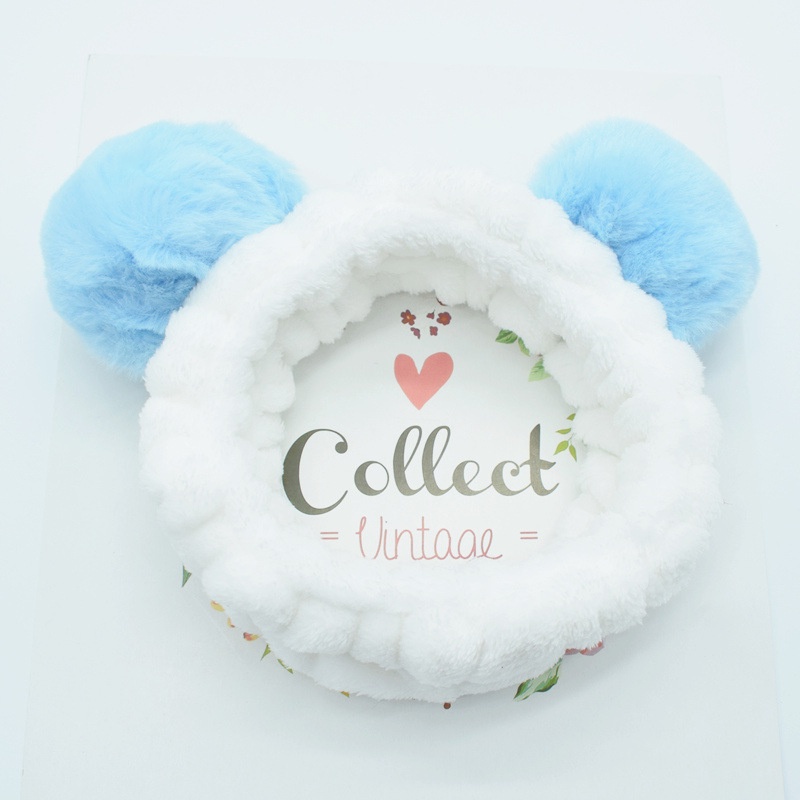 Băng Đô Cài Tóc Hình Gấu Trúc Dễ Thương Phong Cách Hàn Quốc