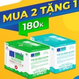 Combo 2 thùng nước súc miệng ion muối thùng 6 chai 300ml