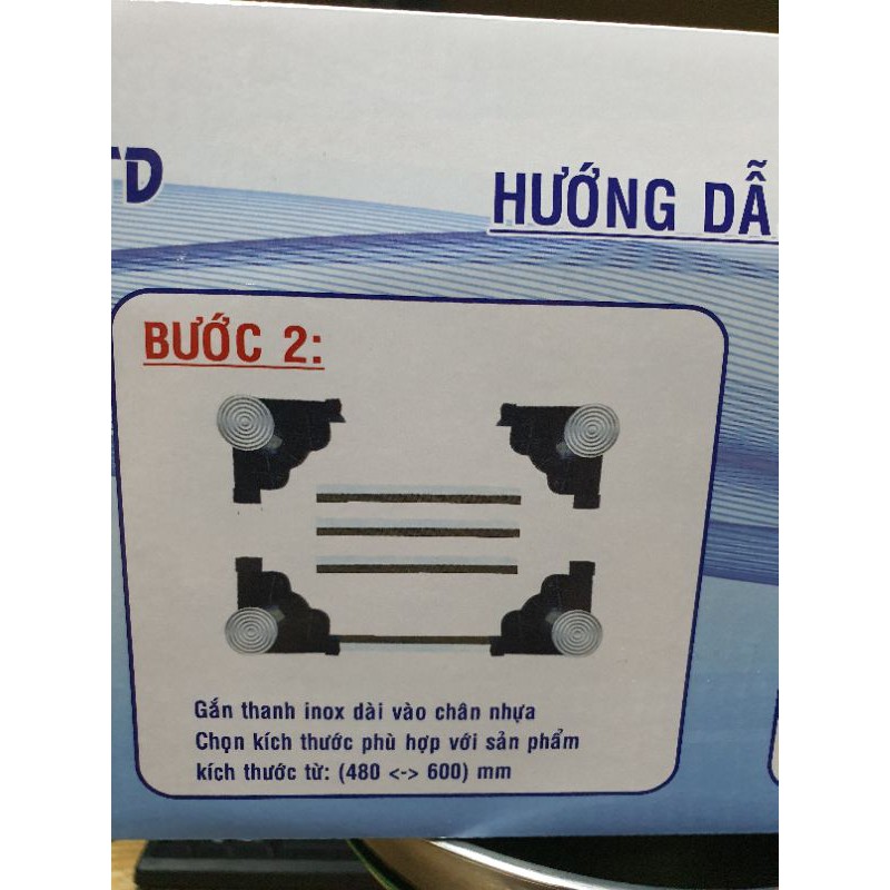 CHÂN TỦ LẠNH KỆ MÁY GIẶT TRỤ INOX CAO CẤP