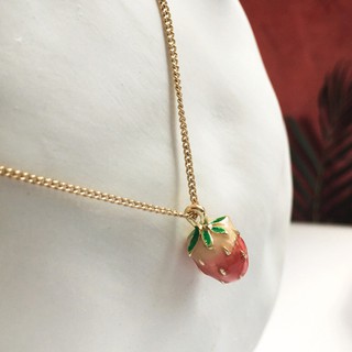 Vòng Cổ Choker Dâu Tây Đáng Yêu Cute Ulzzang Phong Cách Hàn Quốc Nữ Sinh