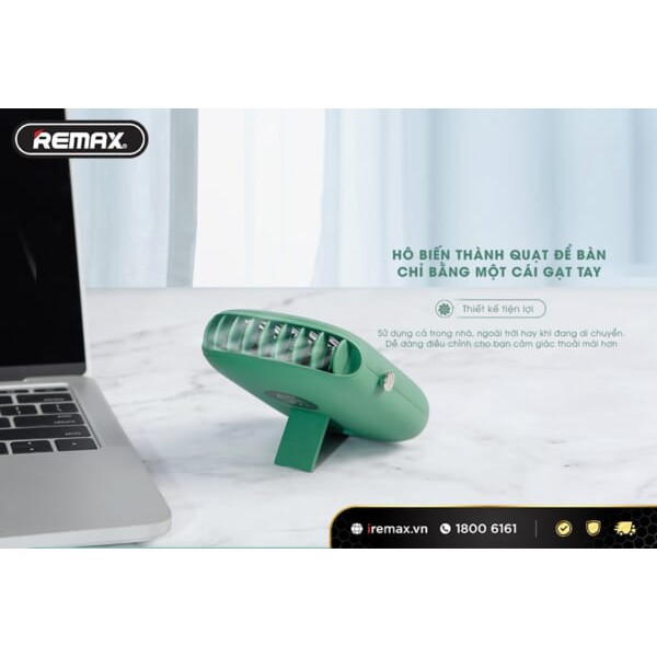 [FreeShip][Ship 2H]Quạt đeo cổ mini Remax F36 - Hàng chính hãng | BigBuy360 - bigbuy360.vn