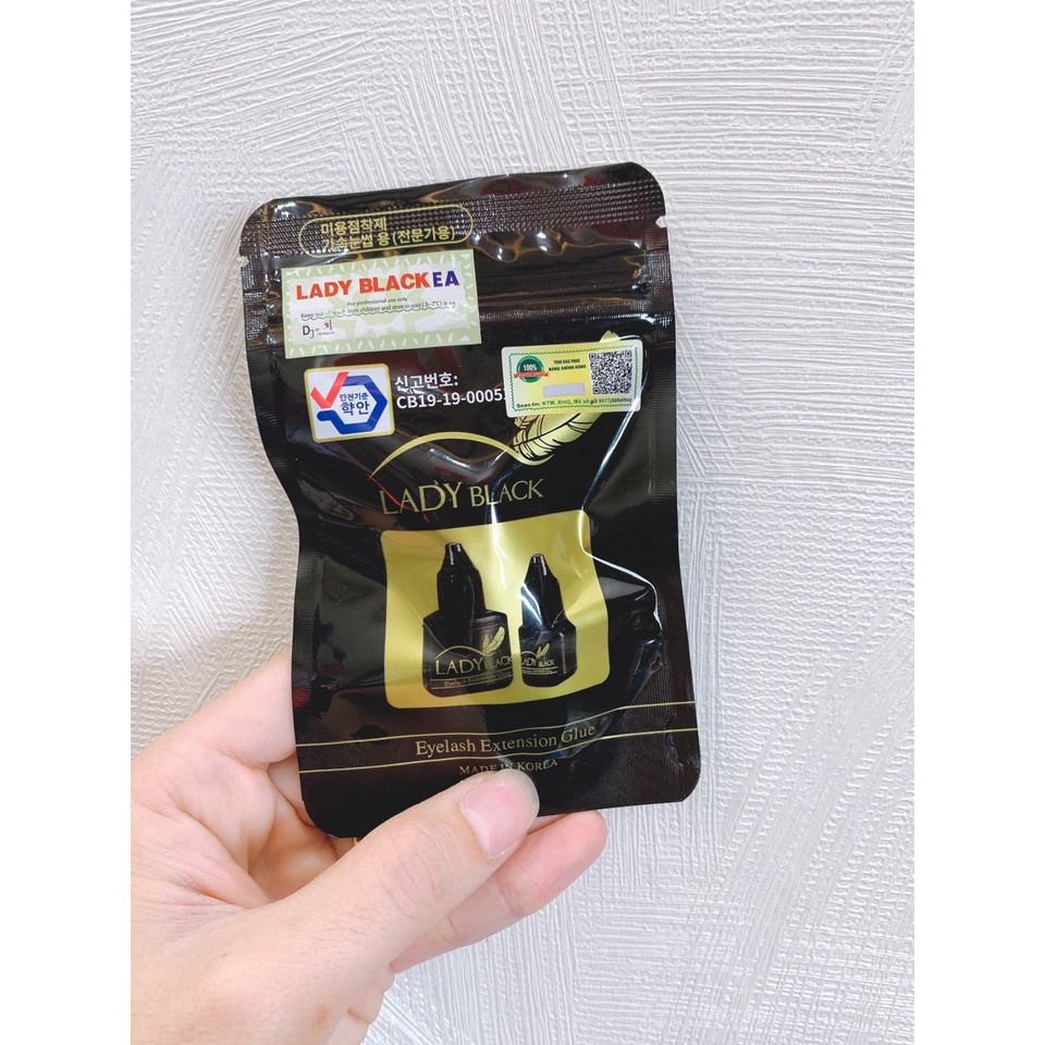 Keo Nối Mi Lady Black - Keo Nối Mi Đen Thân Thánh-keo nối mi-keo tạo fan- Chuyên Mi Nail