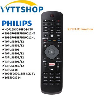 Điều Khiển Từ Xa Cho Philips Hof16H303Gpd24 Tv 398gr08bephn0012ht 49pus6561 / 12 49pus6551 / 12