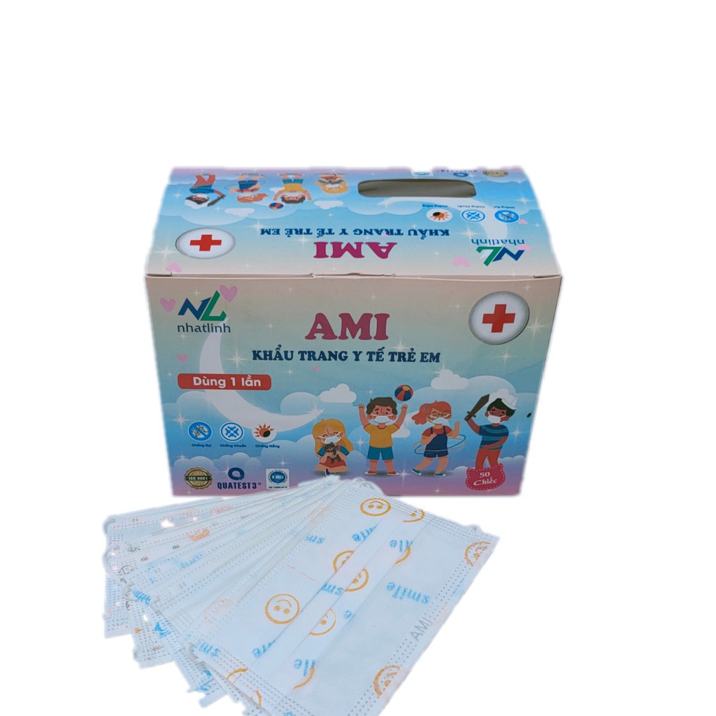 Khẩu trang trẻ em I Mask Kid , Ami Kids (Chính Hãng)