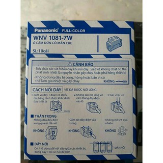 Hạt ổ cắm panasonic wnv 1081-7w