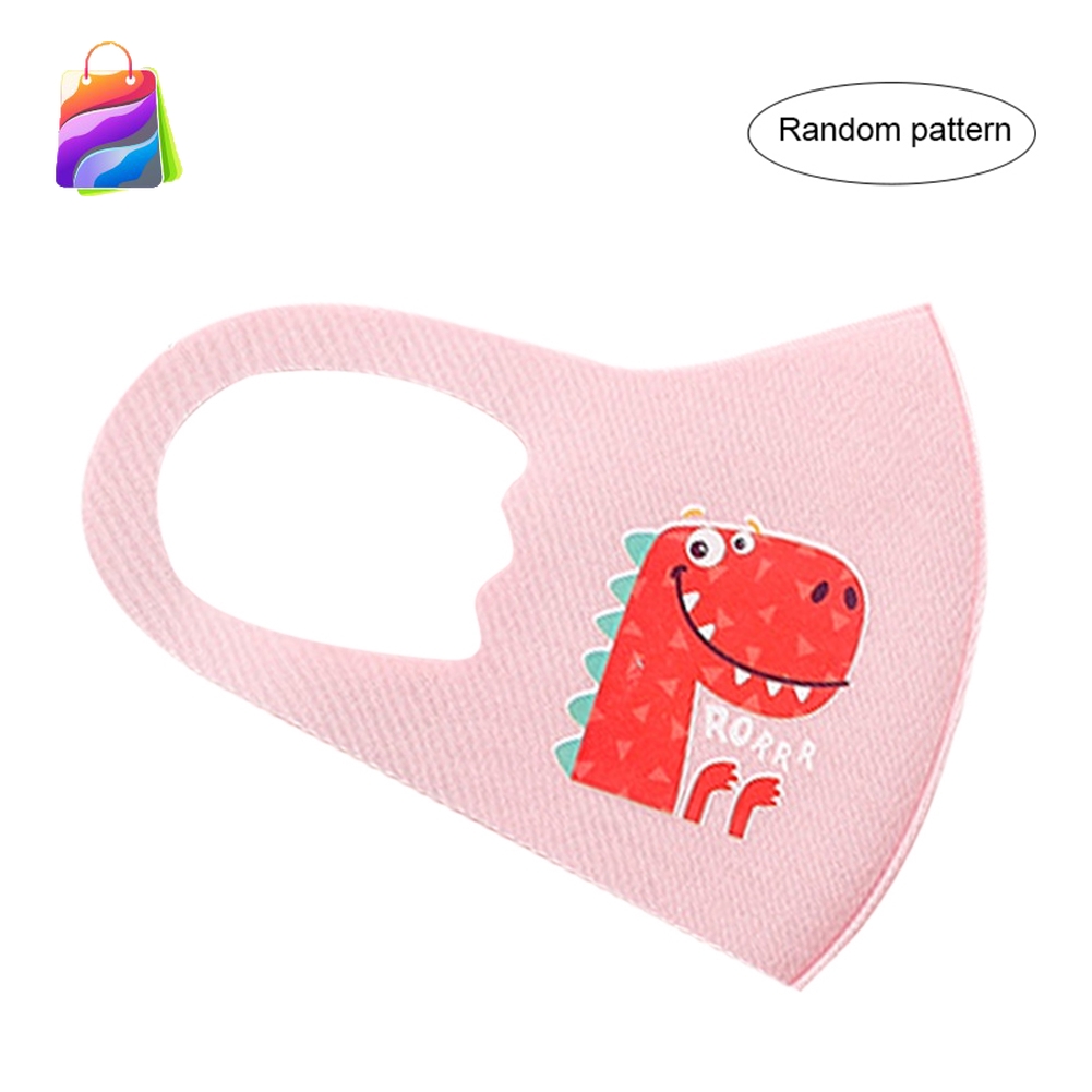 (Hàng Mới Về) Khẩu Trang Chống Bụi Thoáng Khí In Họa Tiết Hoạt Hình Dễ Thương Cho Bé