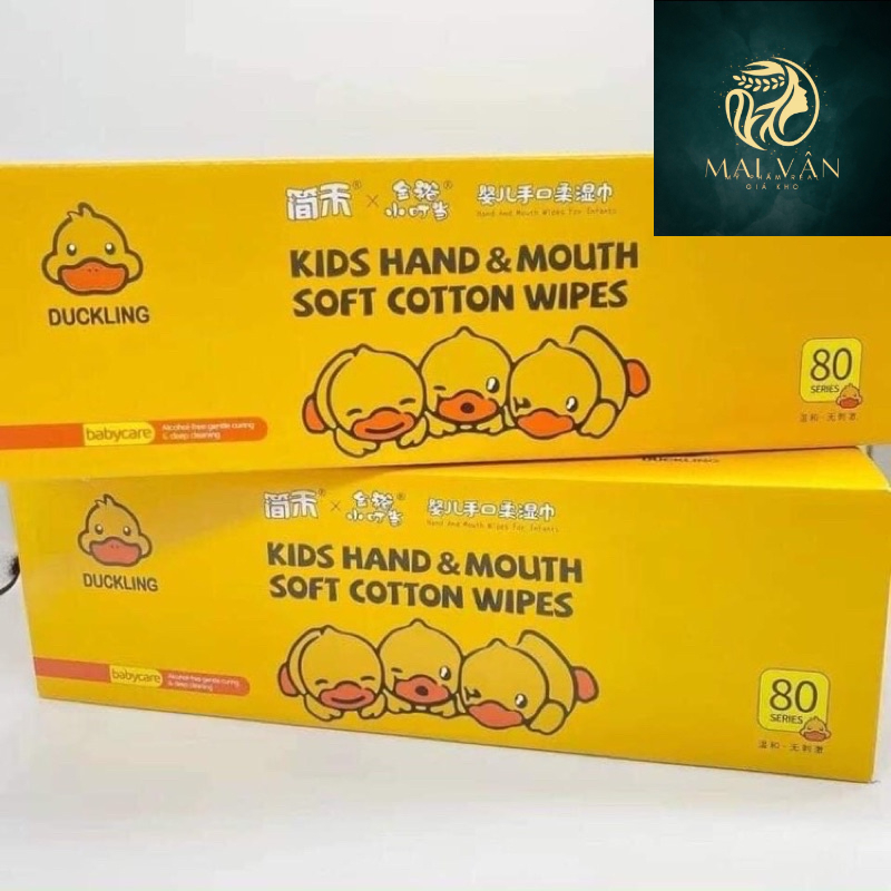 1 Thùng 10 gói khăn Giấy Ướt Con Vịt