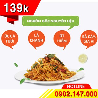 🐓🐓🐓KHÔ GÀ XÉ CAY LÁ CHANH