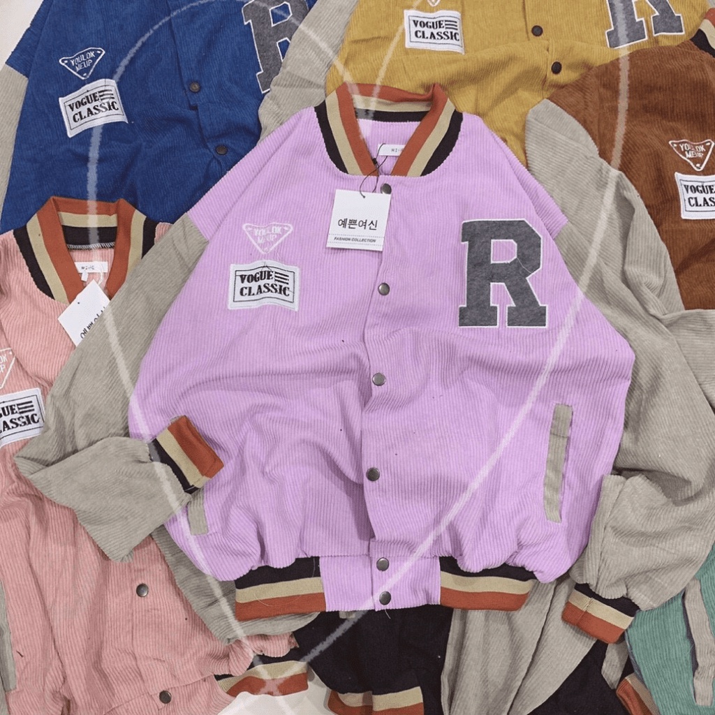 [ HOTNEW ] ÁO KHOÁC BOMBER NHUNG TĂM UNISEX HÀNG CHUẨN BÁN SHOP KSB