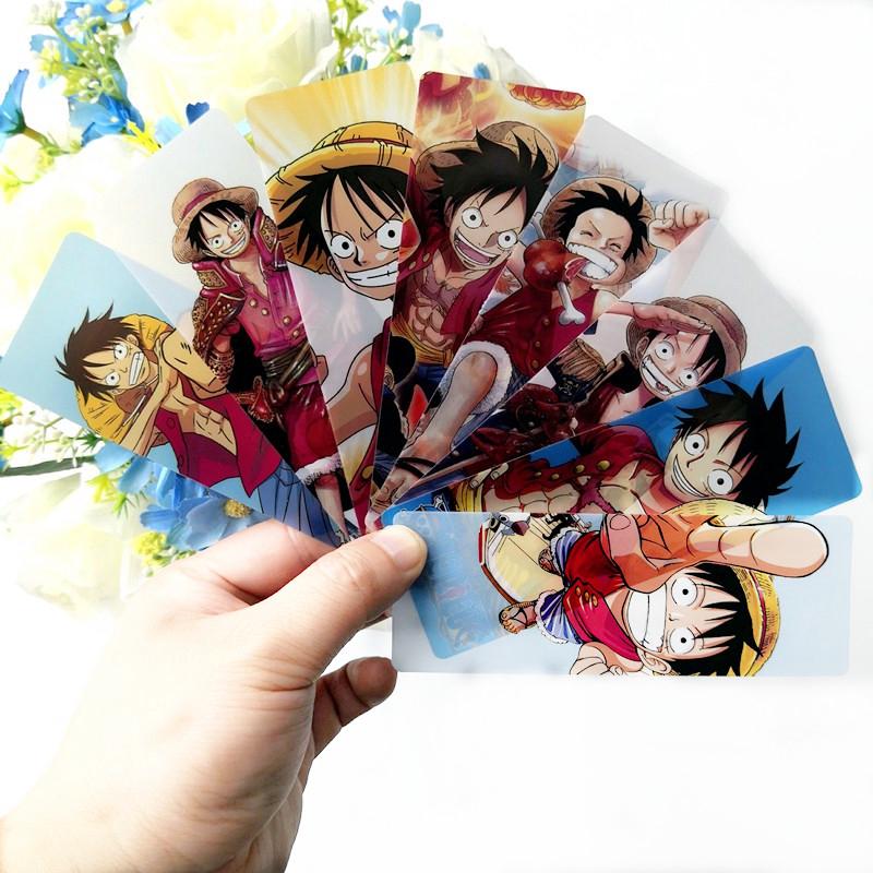 1 Thẻ Đánh Dấu Trang Sách Bằng Pvc Hình Khỉ Trong Phim One Piece