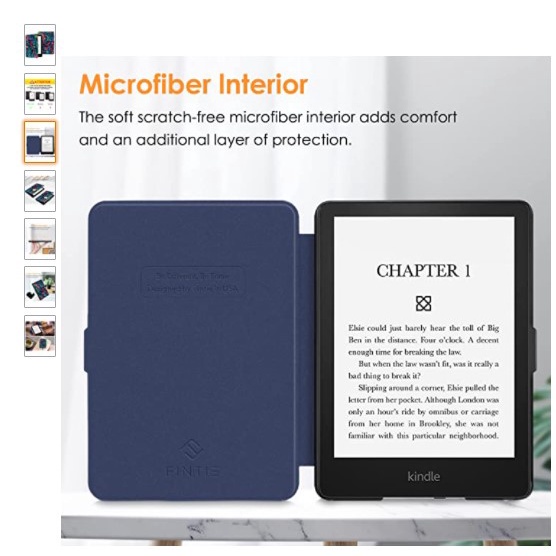 Bao Da Chính Hãng Fintie Cho Máy Đọc Sách Kindle Paperwhite 5 11th generation 6.8 inch - Xaha Sto