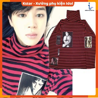 Áo thun Jimin Suga D-Gragon cổ cao F4