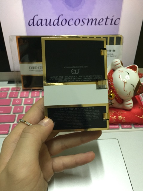 Nước hoa Carolina Herrera Good - Supreme Girl EDP - Very Good Girl - Legere -  1.5ml nước hoa Good girl