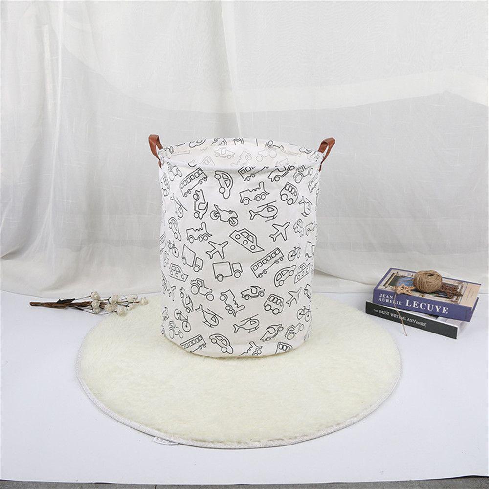 Giỏ Vải Đựng Đồ Giặt Cỡ Lớn 40 * 50cm Có Thể Gấp Gọn Tiện Dụng