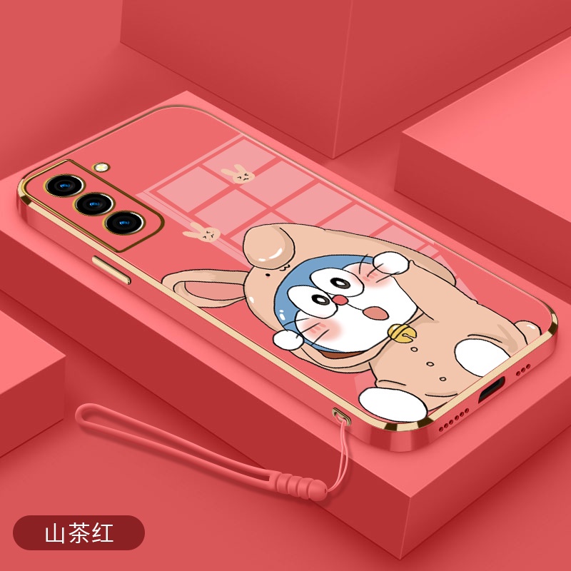 Ốp Điện Thoại Cao Su Mềm Hình Doraemon Cho Samsung S21 S21 FE S21PLUS S21 ULTRA S22 S22 ULTRA S22 PLUS