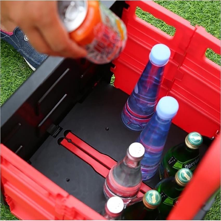 Thùng đựng đồ gấp gọn Vali kéo đa năng-  Dùng trên ô tô, đi siêu thị, di chuyển đồ nặng