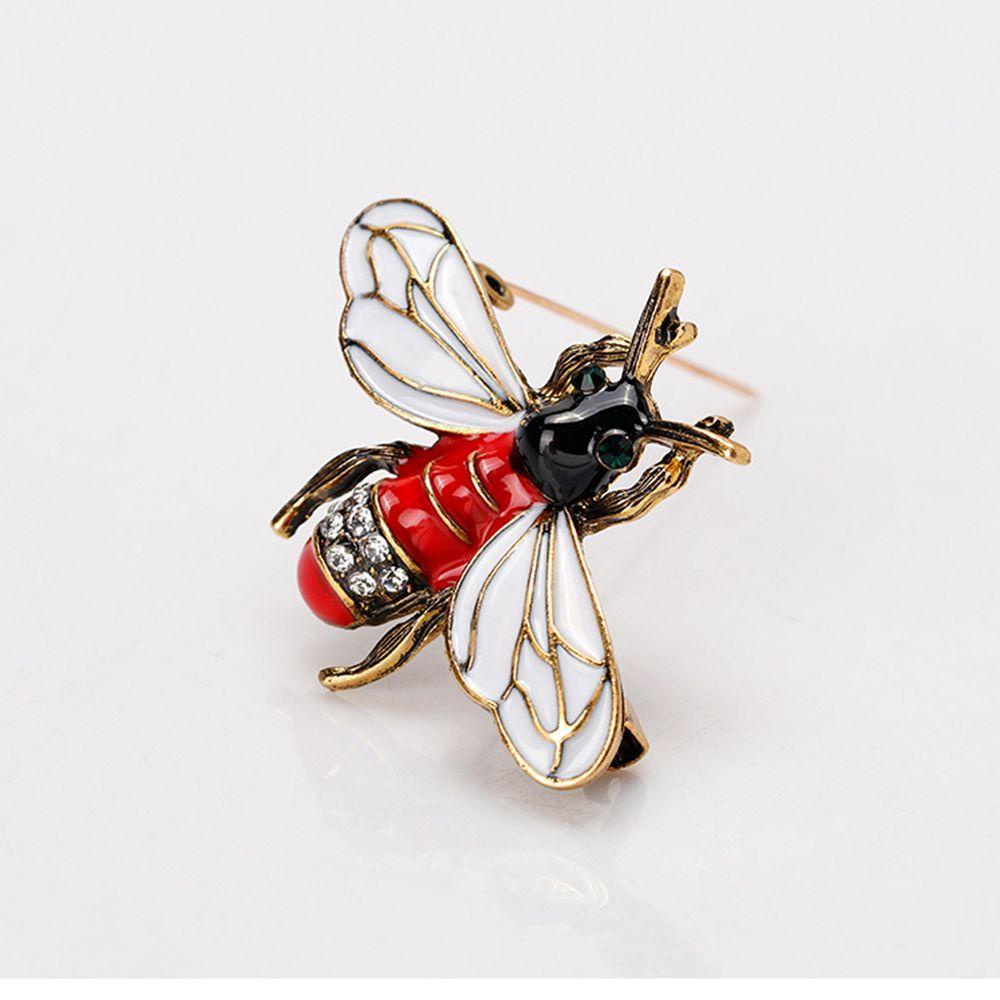 VANES1 Ghim Cài Áo Hình Con Ong Đính Đá Nhân Tạo Thời Trang