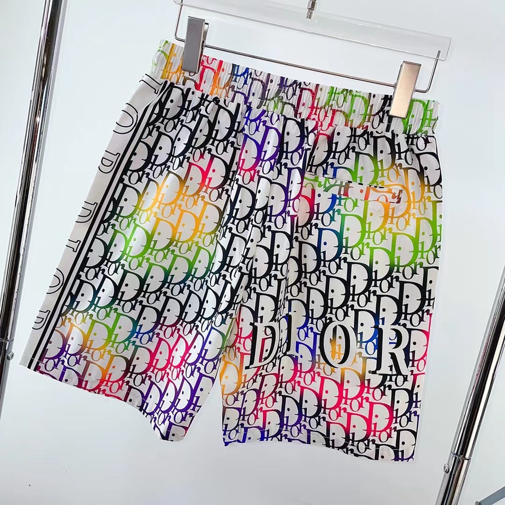 Quần Short DIOR In Logo 3D HD Thoải Mái Thời Trang Mùa Hè Cao Cấp