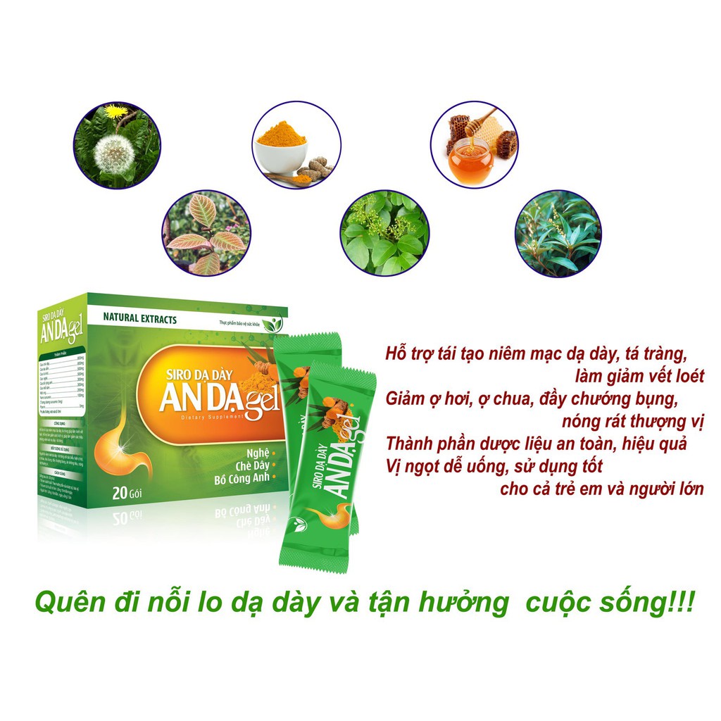 DẠ DÀY AN DẠ GEL - tái tạo niêm mạc dạ dày