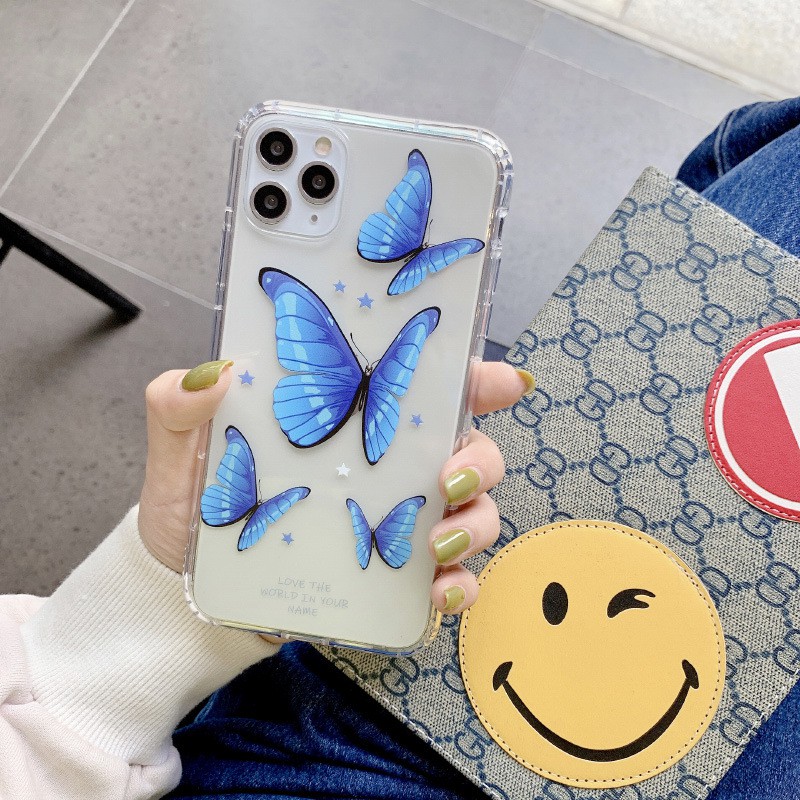 Ốp lưng iPhone 6/6s, 6/6s Plus, 7/8 Plus họa tiết hình bướm