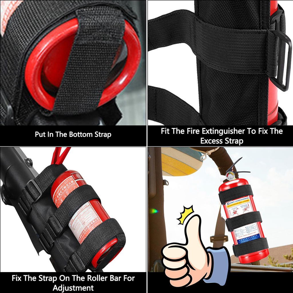 LET 2 Bình Chữa Cháy Bằng Polyester Bền Có Thể Điều Chỉnh Cho Xe Hơi
