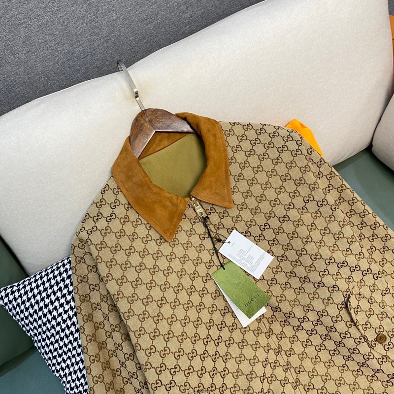 Áo khoác jeans nam phong cách retro thương hiệu Gucci GC cao cấp