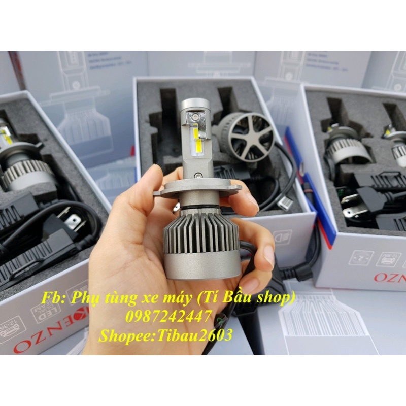 Đèn Led Pha Chân H4 Kenzo V9S sáng Gom Gắn như zin