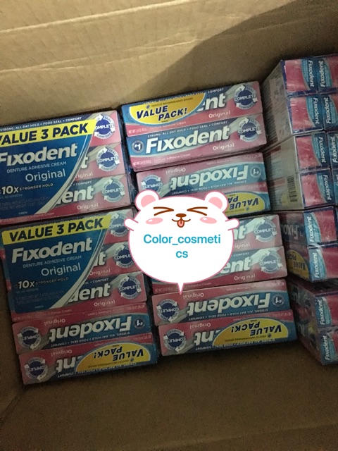 Keo Dán Hàm Răng Giả Fixodent 68g