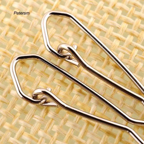 Set 100 móc khóa inox chuyên dụng 15 / 17 / 22mm phụ kiện câu cá