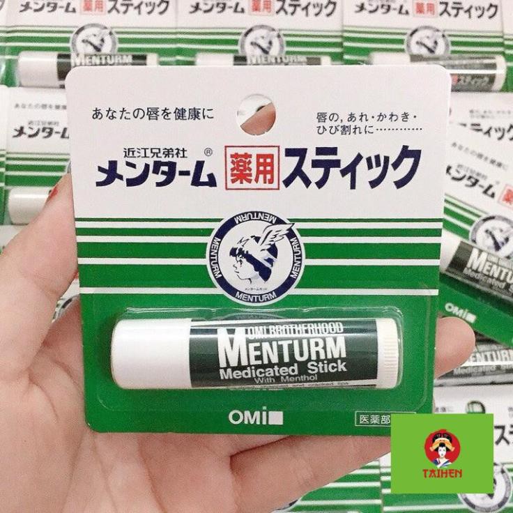 Son Dưỡng Môi OMI Brotherhood Menturm Medicated Lip Nhật Bản.