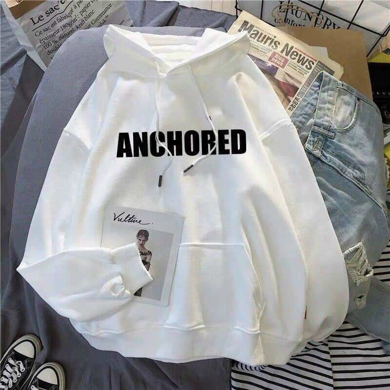 Áo hoodie nam nữ ANCHORED nỉ bông BIGOMALL