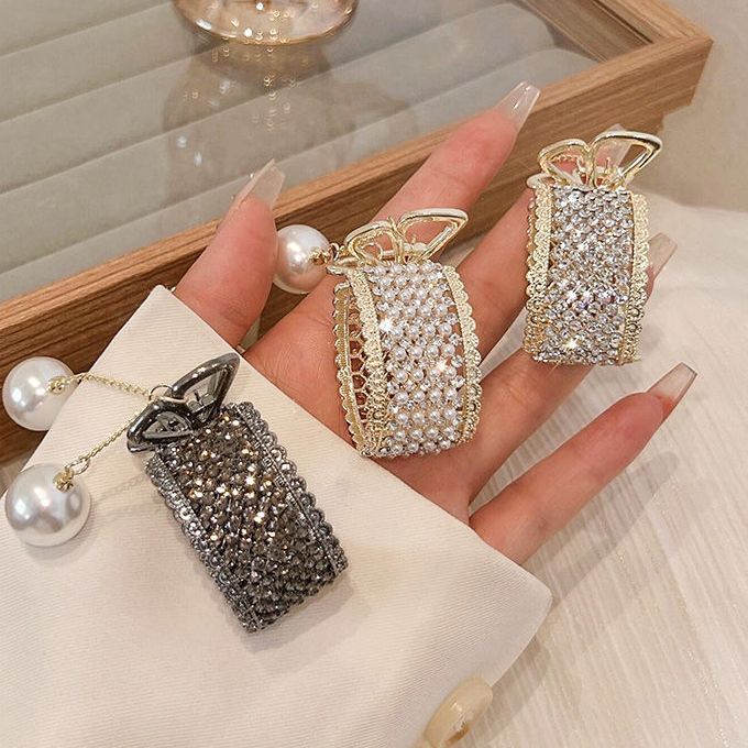 Kẹp Tóc Tua Rua Màu Vàng Đen Thời Trang Cho Nữ