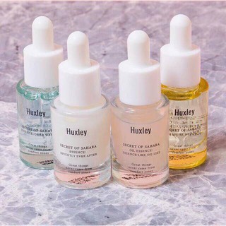 💕💕Set SECRET OF SAHARA HUXLEY mini hội tụ đủ 4 em Oil / Serum / Essence