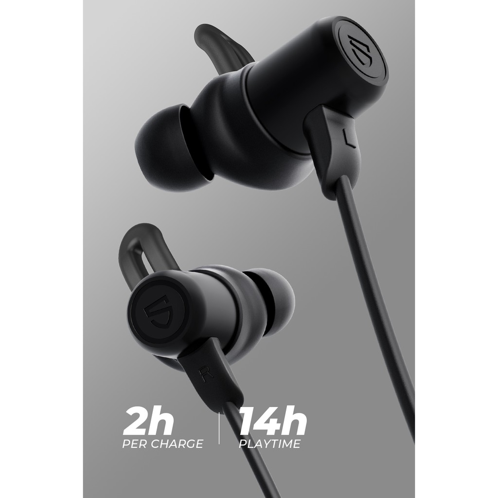 Tai nghe thể thao SoundPEATS bluetooth 5.0 chống thấm nước IPX8 sạc từ tính APTX HD 14 giờ sử dụng tiện dụng