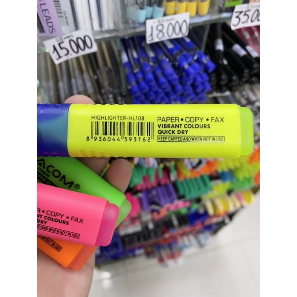 Bút dạ quang(nhớ dòng) Stacom HL108(tùy chọn màu sắc, số lượng)-highlighter