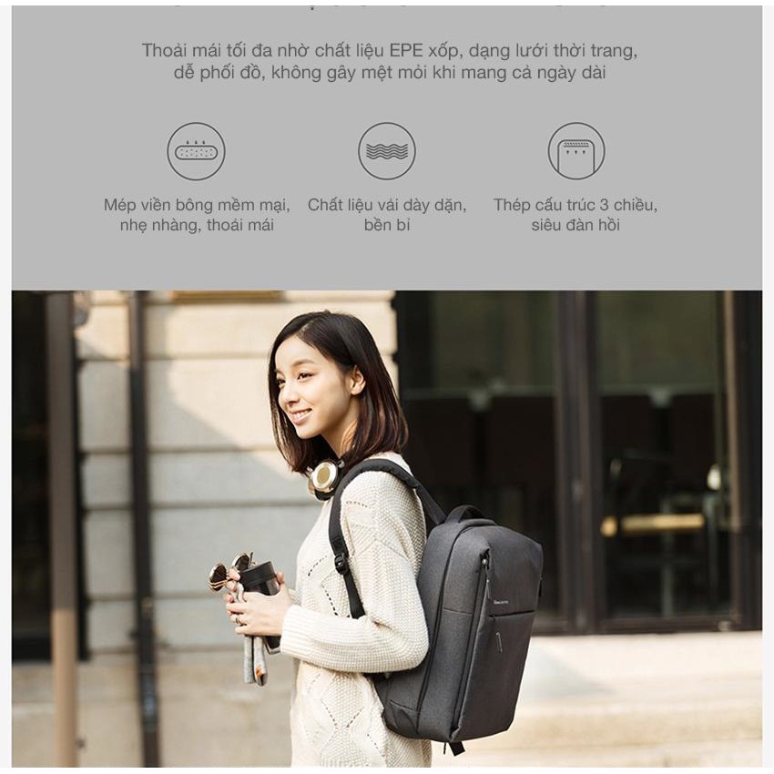 Balo Xiaomi City Xiaomi Urban LifeStyle Backpack - Hàng Chính Hãng