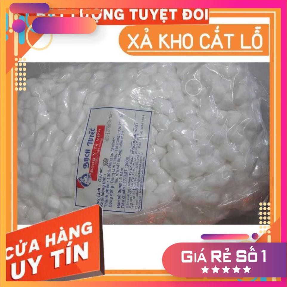 [FREE SHIP - SIÊU SALE] Bông viên bạch tuyết 500g