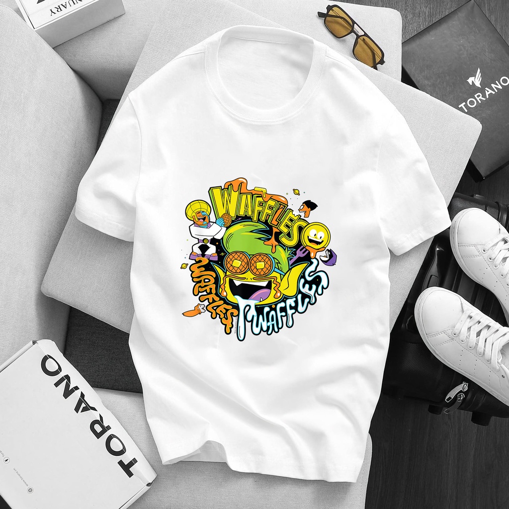 Áo thun tay ngắn có hình nhân vật phim Teen Titans Go siêu cool ngầu ,hàng mẫu mới siêu hot