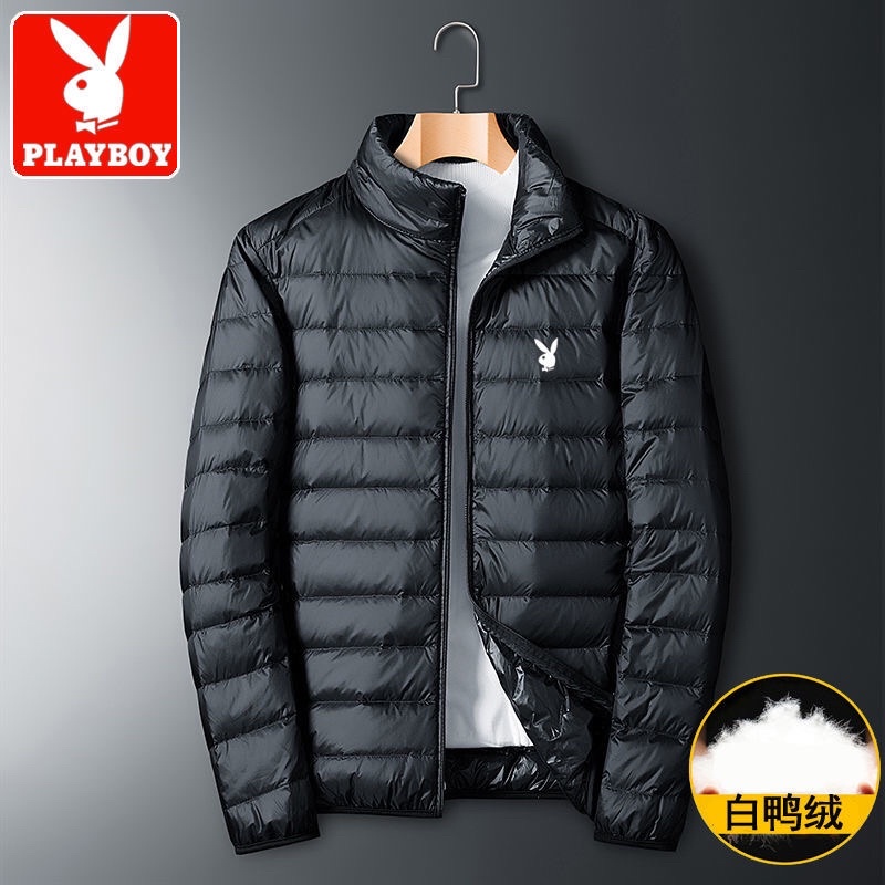 Áo phao Nam lông vũ PLAY BOY siêu hot không mũ-Order HÀNG CHUẨN