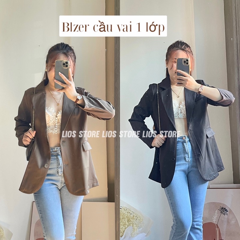 Áo Blazer 2 lớp 4 cúc mẫu mới chất đẹp phong cách Hàn Quốc | BigBuy360 - bigbuy360.vn